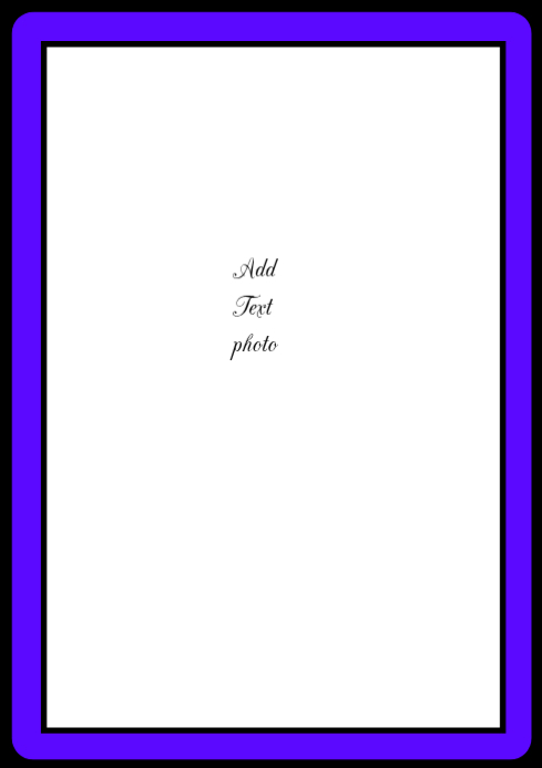White Customizable Template frame A4 | PosterMyWall