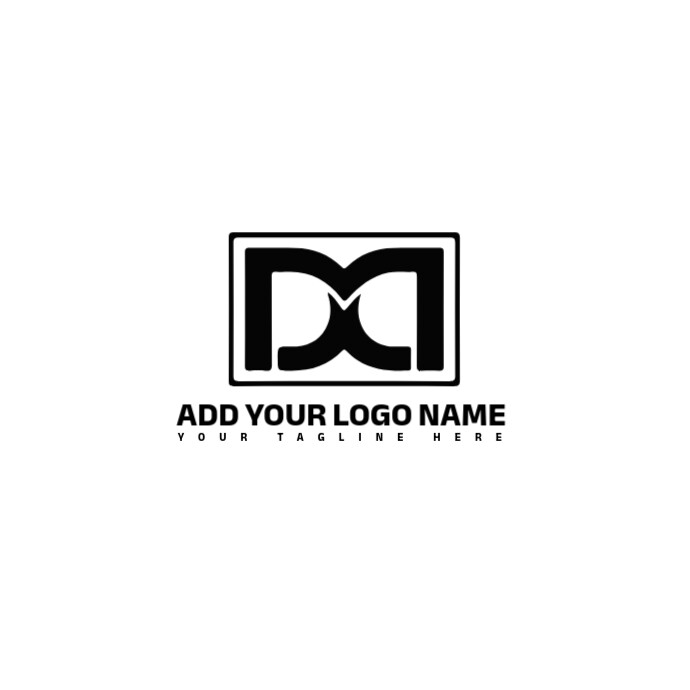 White  Ddm Initial/ddm Monogram/modern Ddm/ddm Lettermark/ddm Business/minimalist/bold Ddm Logo template