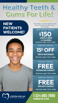 White Dental Clinic Promotion Instagram Story template