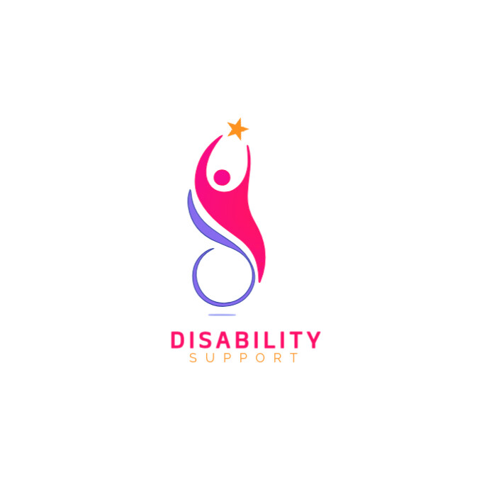 White Disability/support/accessibility/inclusion/care/community ...