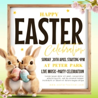 White Easter  Instagram Post template