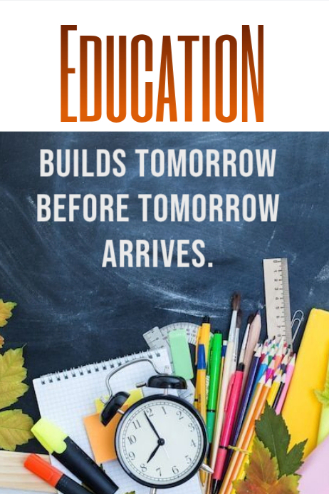 Education And Future Posters Template | PosterMyWall