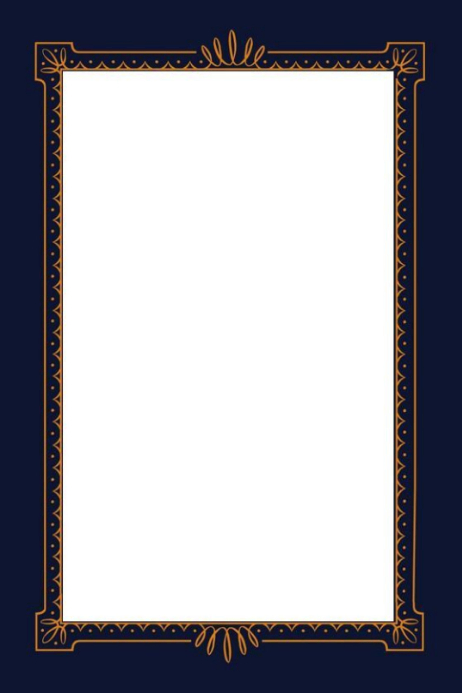 White Elegant Border Design Poster Template | PosterMyWall