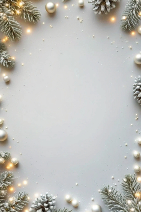 Plantilla de White Elegant Christmas Frame | PosterMyWall
