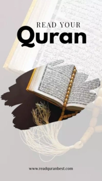 white elegant quran instagram story template