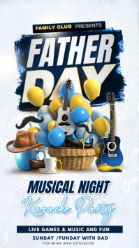 White  Father's Day Instagram Story template