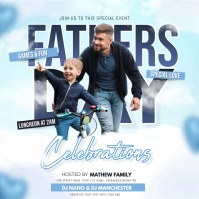 White  Father Instagram Post template