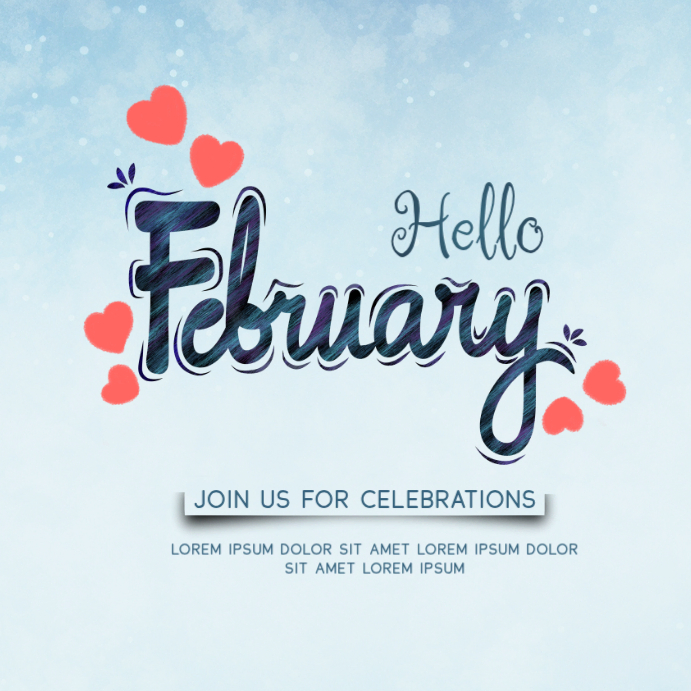 Copy of White February Celebrations Instagram Post | PosterMyWall
