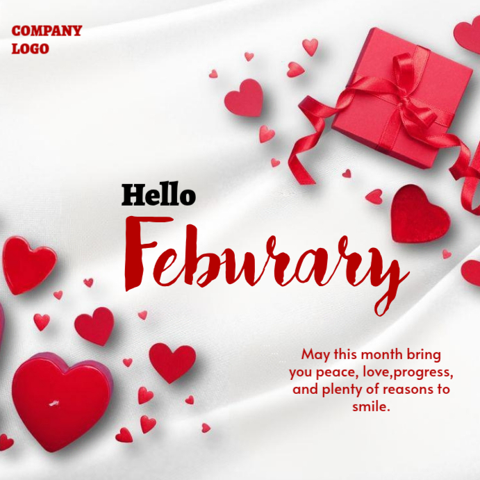Copy of White February Greetings Instagram Post | PosterMyWall