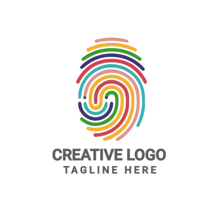 white-finger-print-thumb-print-company-logo-logo-template-postermywall