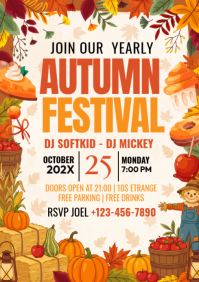 Wit Autumn Festival A4 Template