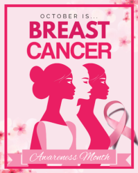 Wit Breast Cancer Awareness Instagram Portrait Template - Page 1