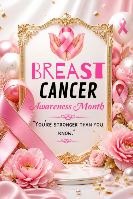 Breast Cancer Awareness Posters Template | PosterMyWall