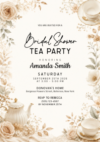 Wit Bridal Shower A4 Template
