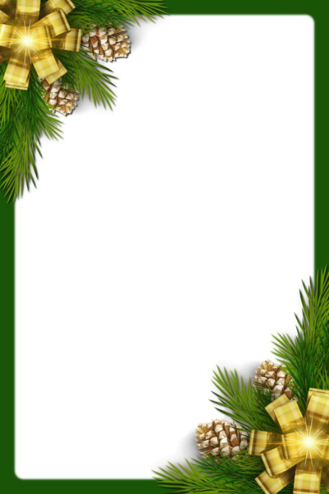 Copy of White Floral Christmas Frame Background Template Poster ...
