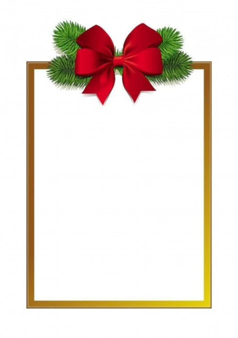 Copy of White Floral Christmas Frame Background Template A4 | PosterMyWall
