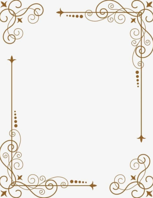 White Decorative Border Flyers Template | PosterMyWall