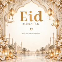 Bianco Eid Celebration Instagram-Beitrag Template