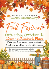 Blanco Fall Festival A6 Template