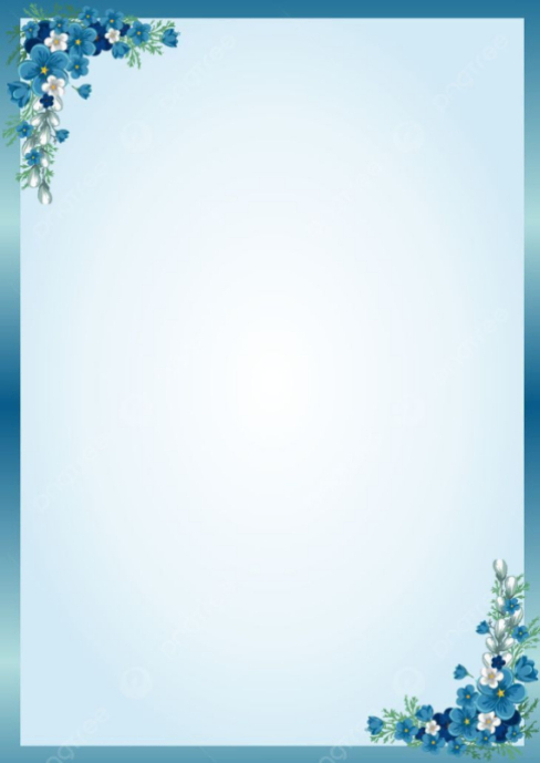 Copy of White Floral Floral Border Design A6 | PosterMyWall