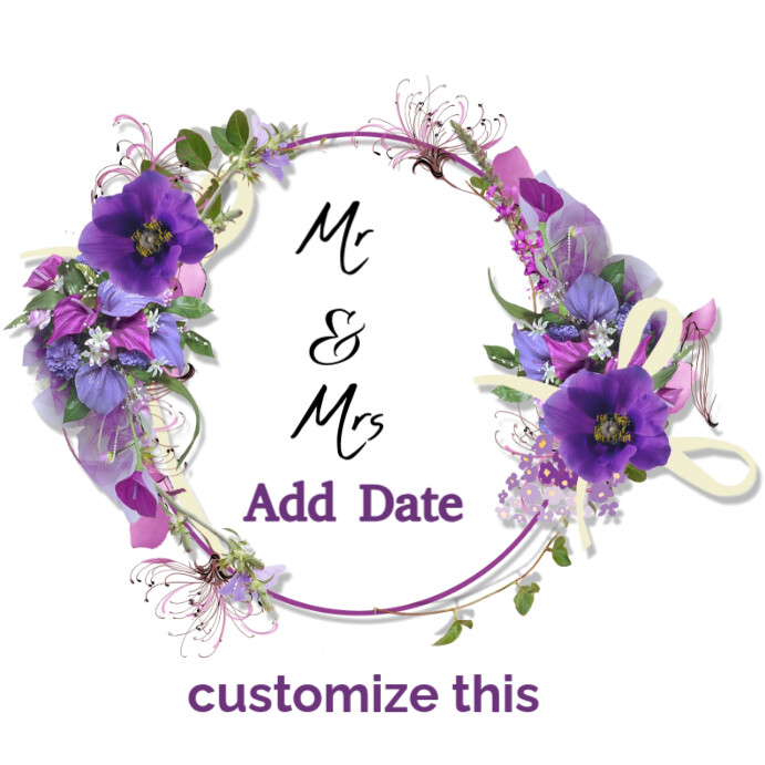 White Floral Floral Wedding Invitation/frame/ Eid-al-fitr Instagram ...