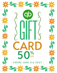 White Gift Card Promotion Flyer Template