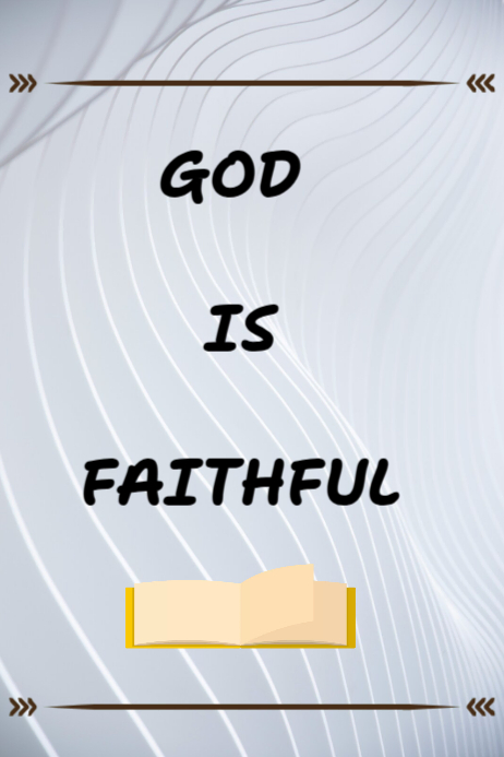 White Floral God Poster Template | PosterMyWall