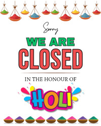 สีขาว White Floral Happy Holi Color Event Celebration  Instagram Portrait Instagram Portrait Template