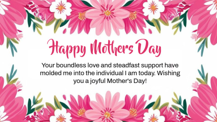 White Floral Happy Mothers Day Wishes Template Twitter Post | PosterMyWall