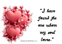 White Floral  Heart Shape Love Quote Postcard template