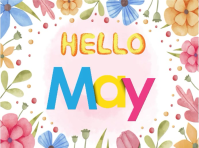 White Floral Hello Spring Yard Sign Video template