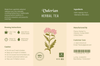 White Herbal Tea Label Etiket Template - Page 3