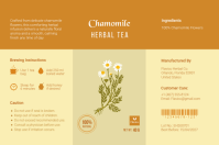 White Herbal Tea Label Etiket Template - Page 4