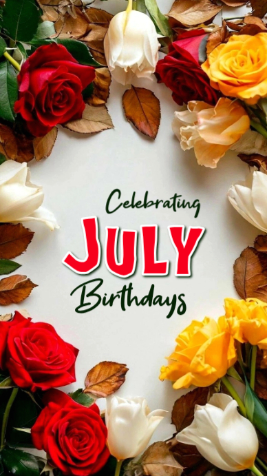 July Birthdays Celebration Template | PosterMyWall