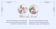White Memorial Tribute Facebook Shared Image Template - Page 3