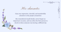 White Memorial Tribute Facebook Shared Image Template - Page 2