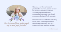 White Memorial Tribute Facebook Shared Image Template - Page 5