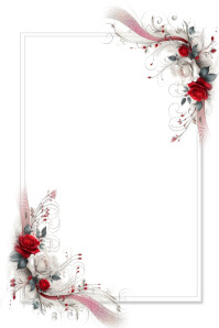 White Floral Modern Wedding Background Design  Poster template
