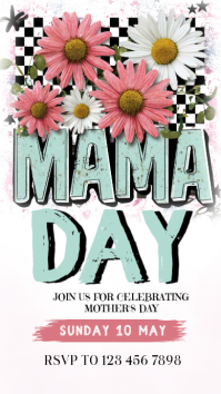 White Floral Mother's Day Celebration Instagram Story template
