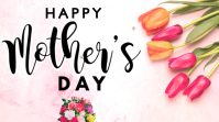White Floral Mother's Day Digital Display template
