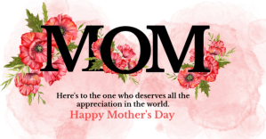 White Floral Mother's Day Facebook Shared Image template