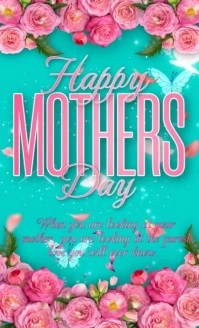 White Floral Mother's Day Us Legal template
