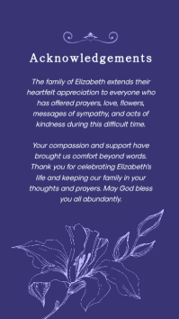 White Obituary Announcement Instagram-Story Template - Page 4
