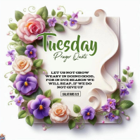White Floral Prayer Quote Logo template
