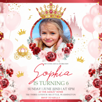 Wit Birthday Invitation สี่เหลี่ยมจัตุรัส Template