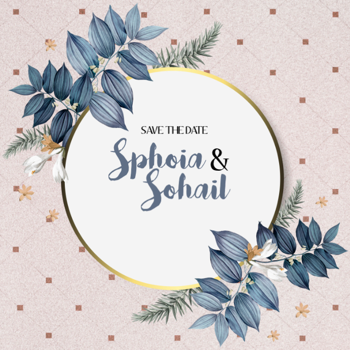 Modèle Save The Date Instagram Ad | PosterMyWall