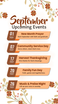 Branco September Events Instagram Story Template