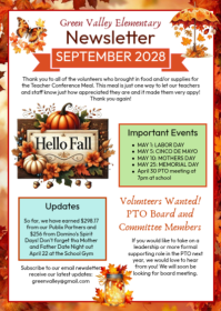 Bianco School Newsletter A6 Template