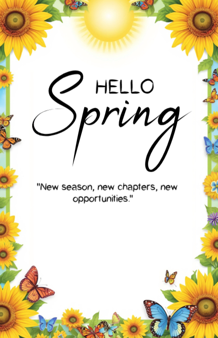Spring Announcement Tabloid Template | PosterMyWall