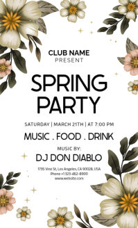 White Floral Spring Us Legal VSA Wetlik template